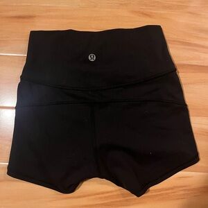 lululemon athletica Women's Black Athletic Shorts